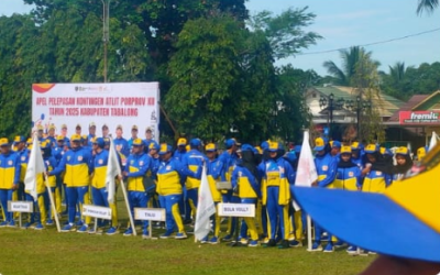 Kegiatan Apel Pelepasan Atlit Porprov